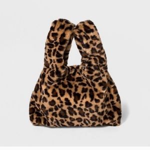Women’s Purse, NWT, Faux Leopard tote